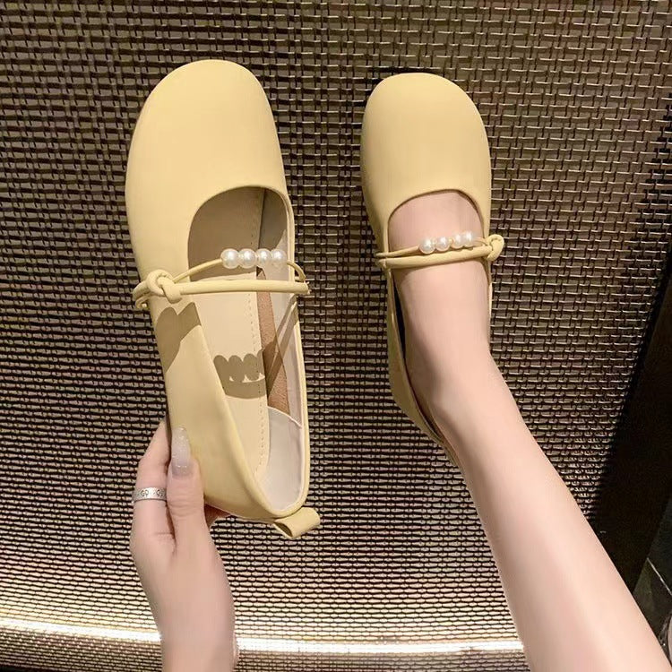 Fairy evening breeze gentle shoes flat single shoes women's 2024 new summer Mary Jane shoes with skirt soft soles