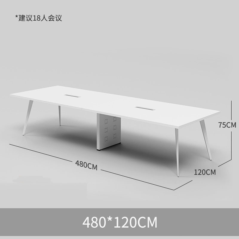 White Conference Table, Long Table, Simple Office, Training Table, Chair, Combination Workbench, Large and Small Reception Table, Negotiation Table Meeting table