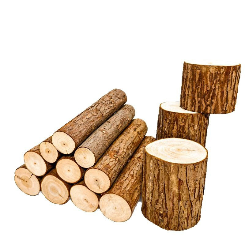 Log piles, fireplaces, decorative wood, tree stumps, shapes, wood, firewood, home accessories, ornaments, solid wood fences, props