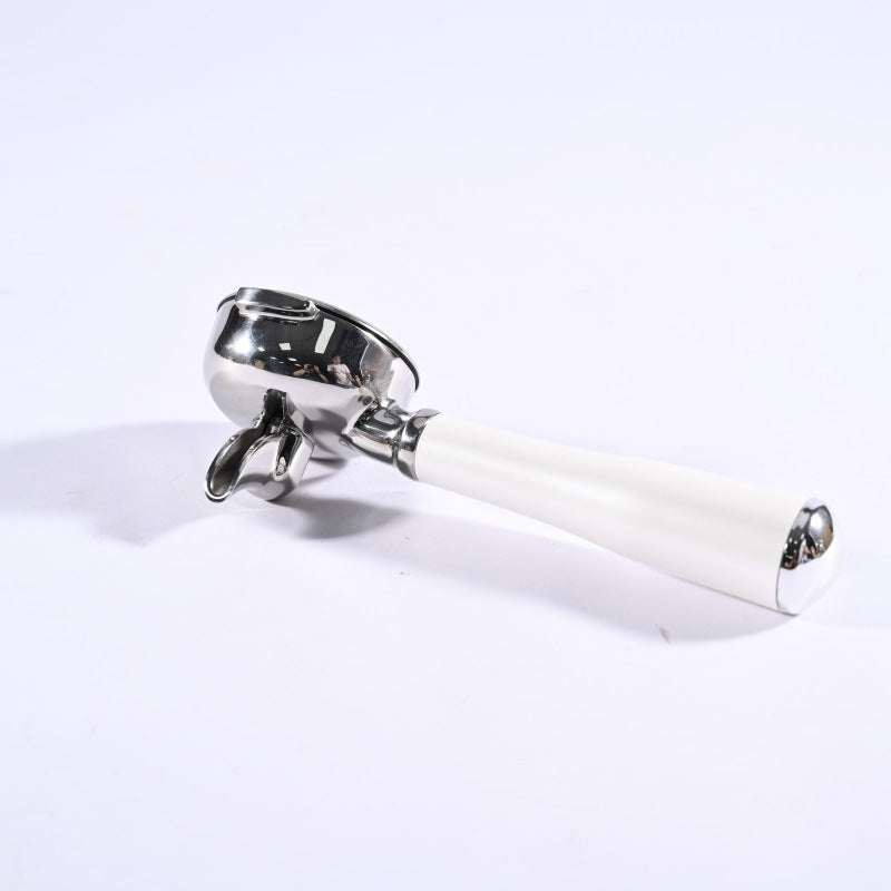 Stainless Steel Amphora 58mm Handle Double Spout Split E61 Universal Solid Wood Espresso Machine Handle