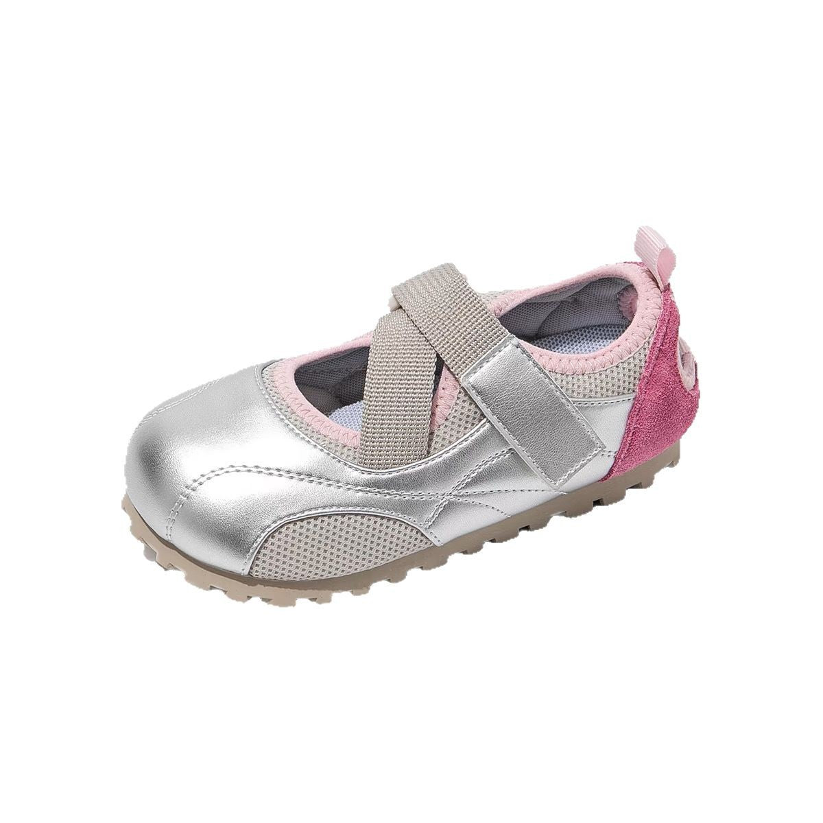 Girls' shoes, children's sports board shoes, 2025 spring and summer, new baby Mary Jane puffs, small white shoes, German training shoes