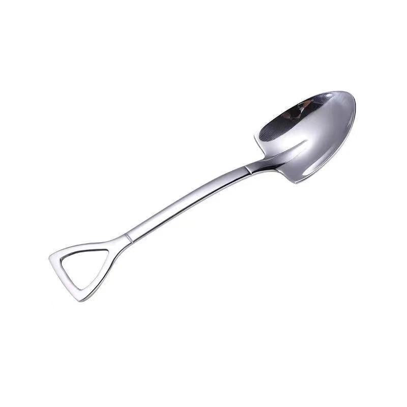 Factory wholesale watermelon spoon creative stainless steel tableware spoon ice cream spoon shovel spoon creative watermelon spoon