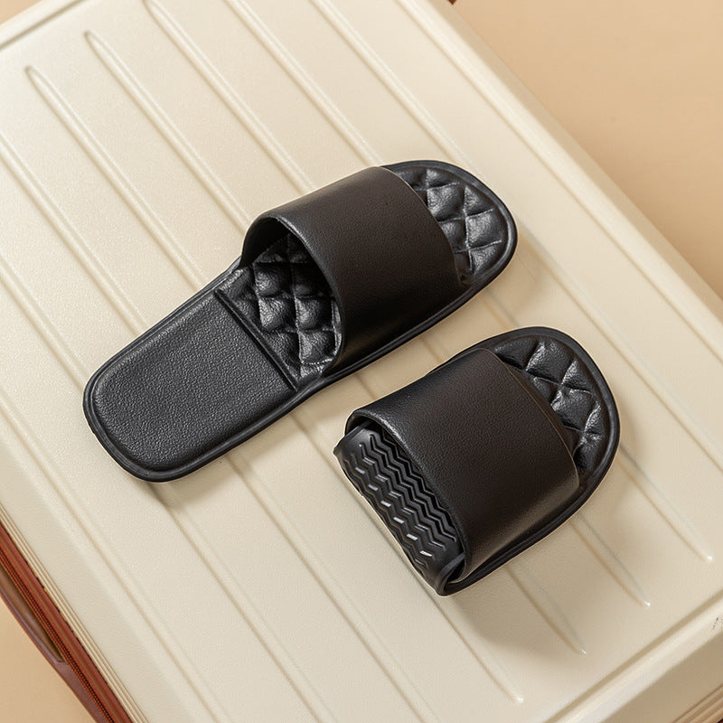 Travel folding slippers portable couple outing home summer bathroom bath indoor home EVA sandals
