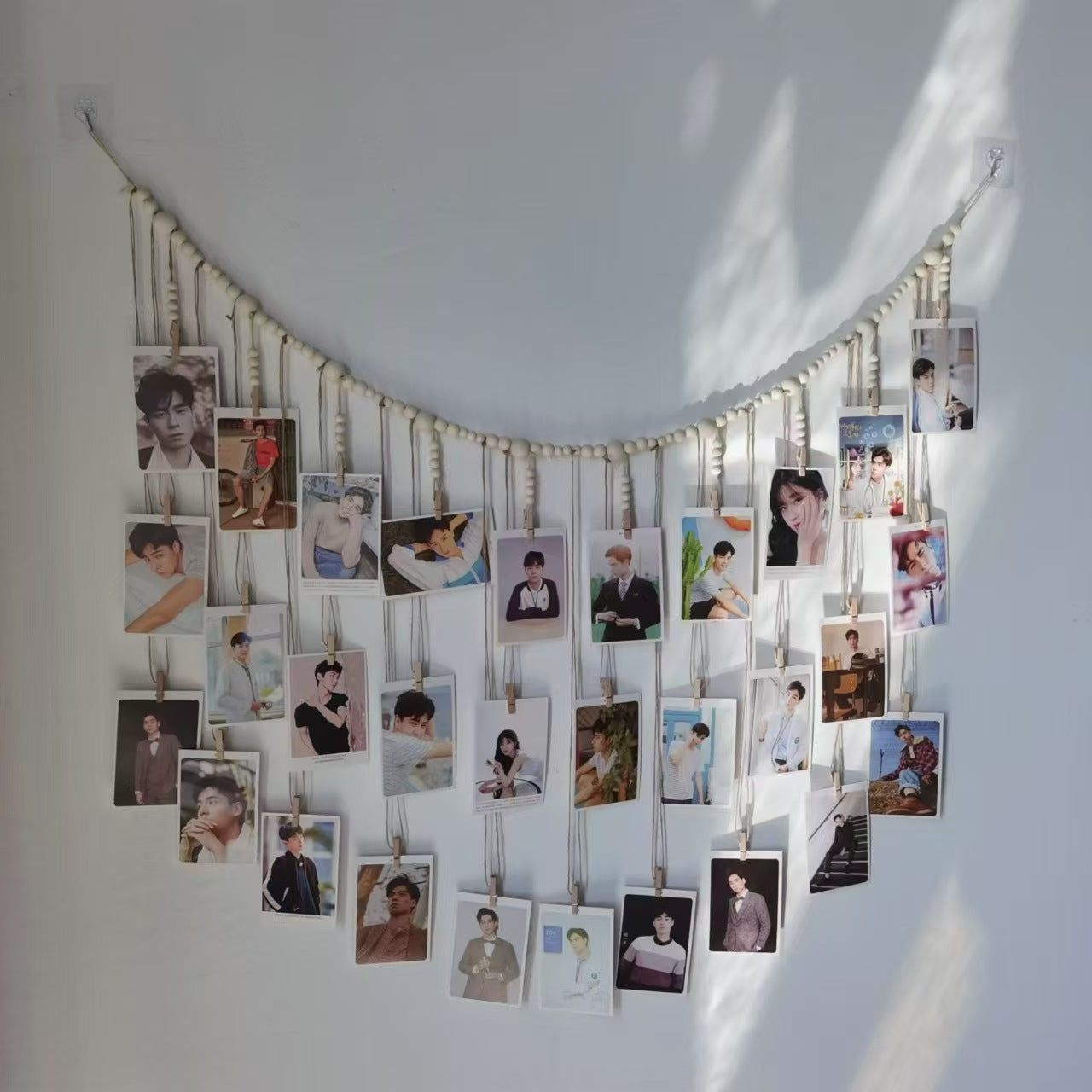 Nordic Home Decoration Wall Hanging Tapestry Tassel Photo Clip Hand Tapestry Woven Bohemian Photo Wall