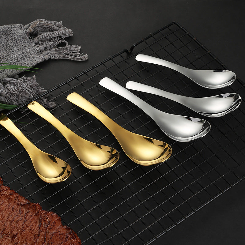 stainless steel spoon
