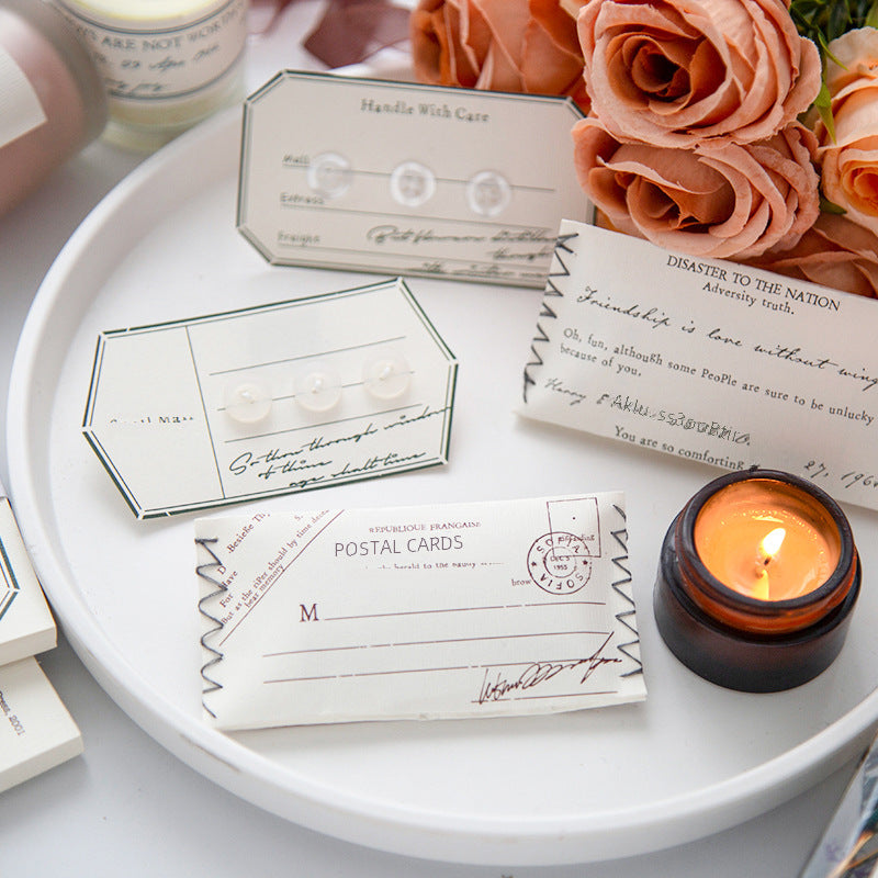 Mo Jing Note Book Poet Memory Series ins Simple Creative Hand Account Special Paper Decoration Material 50 Sheets