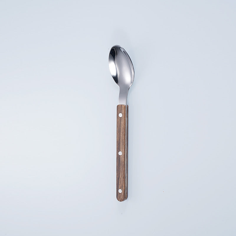 New stainless steel cutlery cutlery cutlery home kitchen hotel western restaurant steak knife clamp handle cutlery set wholesale