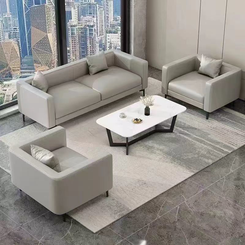 Office sofa, office business casual reception, coffee table, combination meeting and negotiation sofa, modern simple small sofa