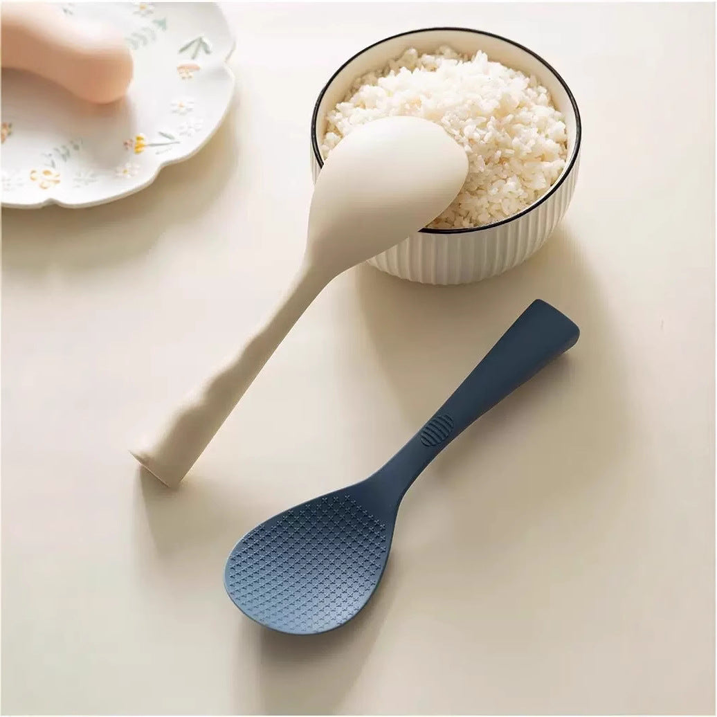 Silicone rice spoon household non-stick rice rice cooker rice spatula food grade can stand up for rice and make rice spoon