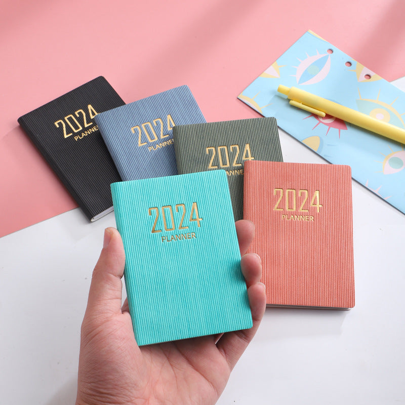 Spot 2024 English Schedule 2025 A7 Daily Planner Planner Amazon Cross Border Notebook