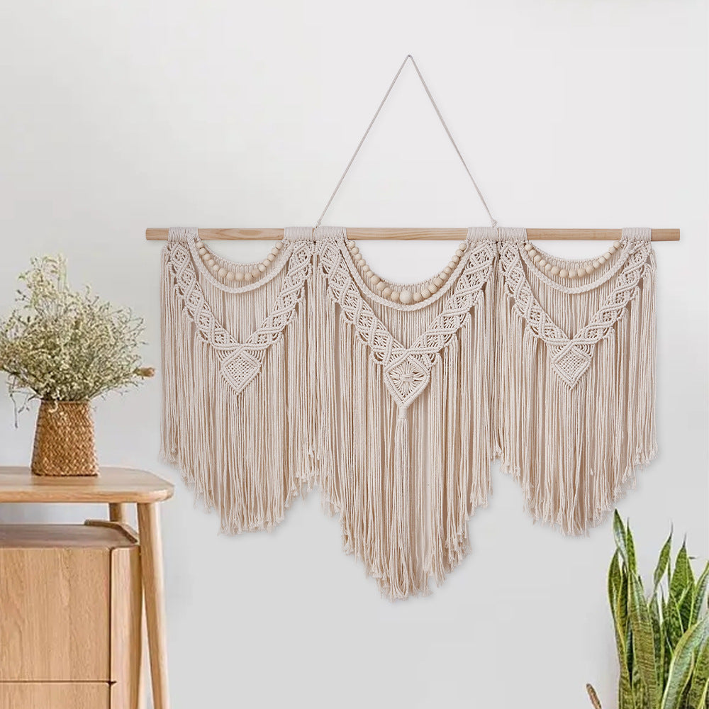 Tapestry crafts, hand-woven room wall decoration, bohemian tapestry, hotel B&B, home wall decoration