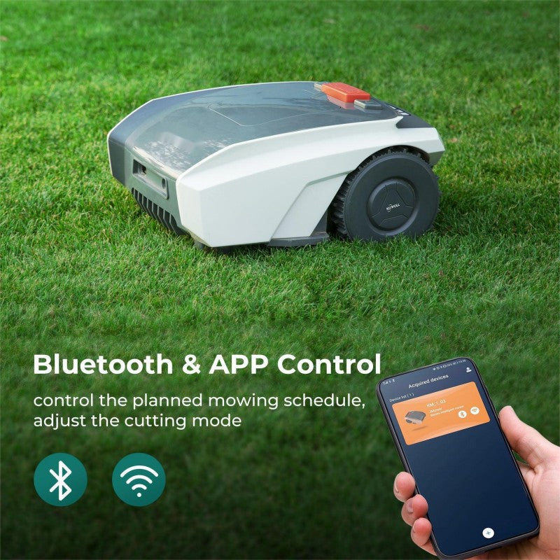 Fully automatic lawn mower AKX18RM high-efficiency mowing mobile phone, planning path, yard mower robot