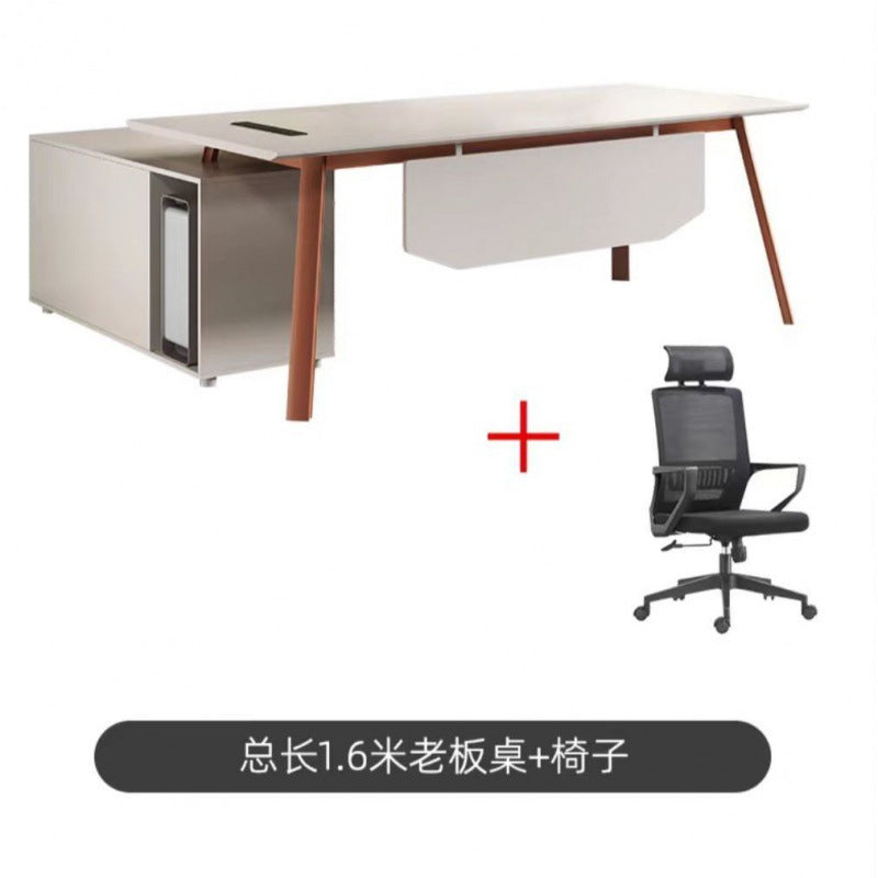 N8 Desk Simple Modern Manager Office Furniture Desk Single Computer Desk Boss Desk Chair Supervisor