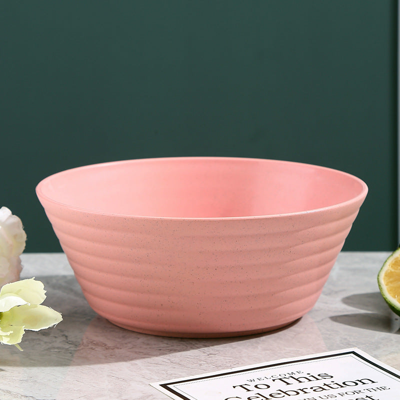 Simple ramen bowl plastic bowl large household instant noodle bowl spicy hot snail noodle special soup bowl anti-drop bowl wholesale