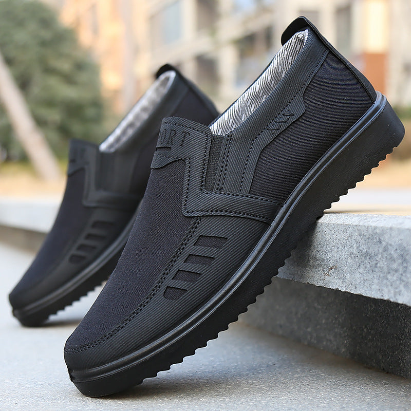 Manufacturers wholesale foreign trade men's polyurethane cloth shoes, old Beijing cloth shoes, wear-resistant and lightweight, casual shoes