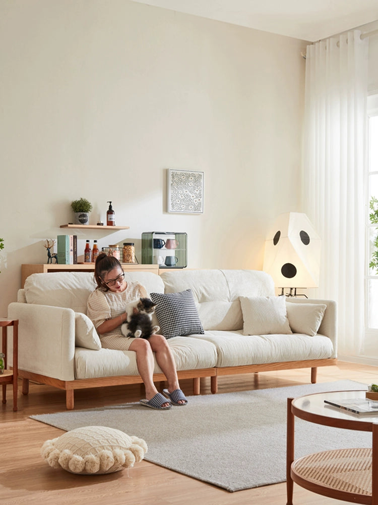 Wooden sofa