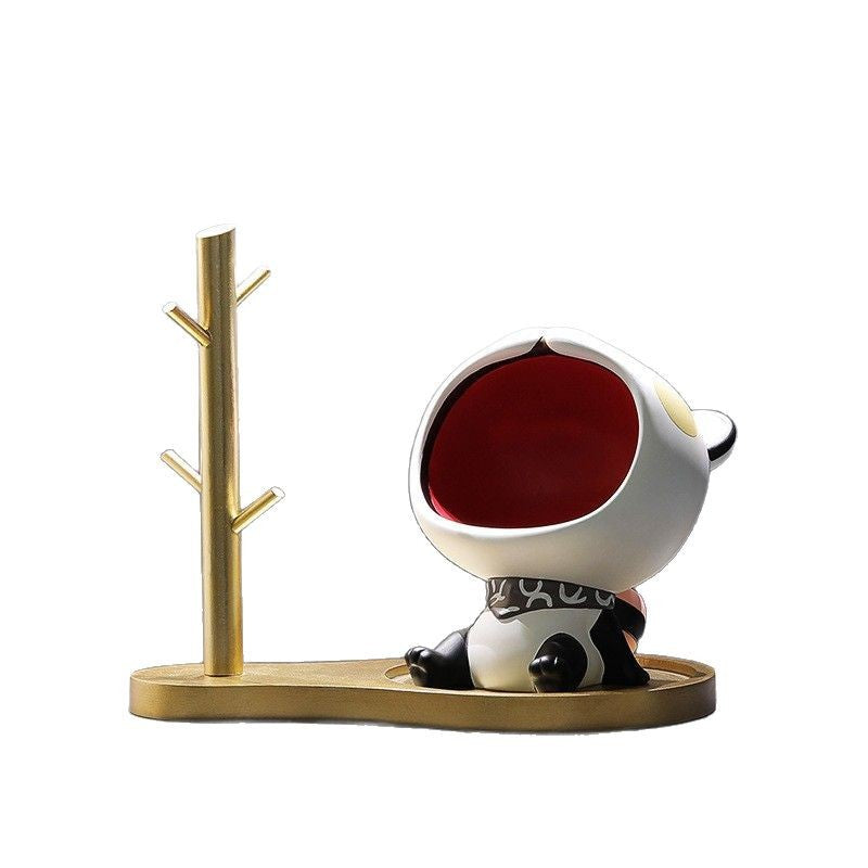 Lucky cat key storage ornaments entrance shelf home living room desktop decoration housewarming new home gifts