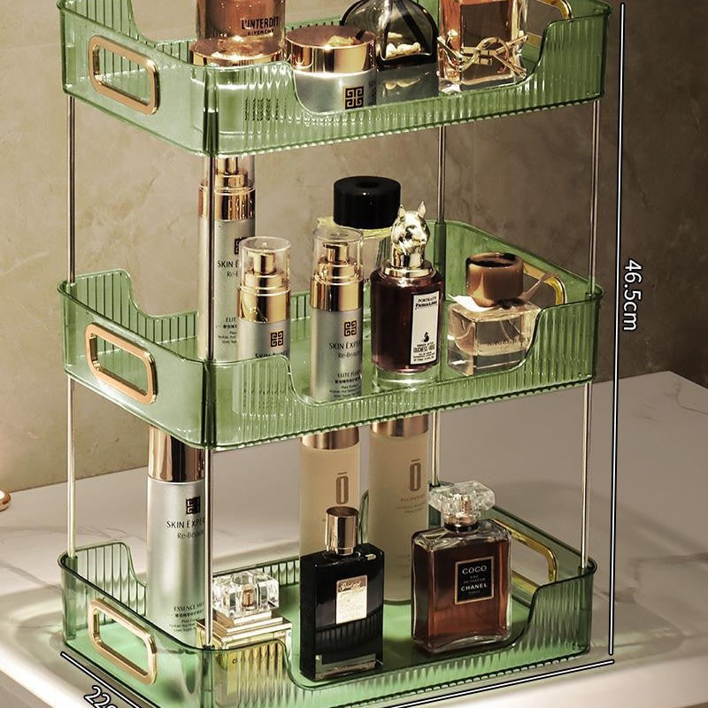 Light luxury washstand, cosmetics shelf, toilet, washroom, washroom, countertop, bathroom, dressing table, storage box