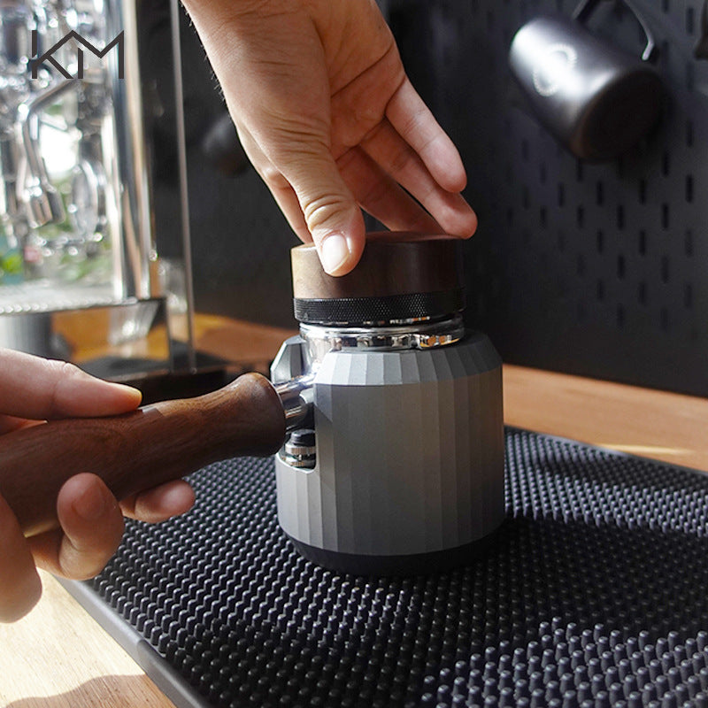 Coffee press holder, coffee handle, universal bracket, aluminum alloy press, hammer, cloth powderer, seat, matching utensils