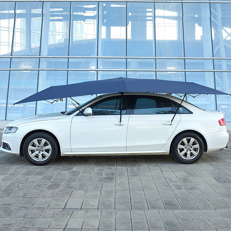 Fully automatic car shade mobile carport