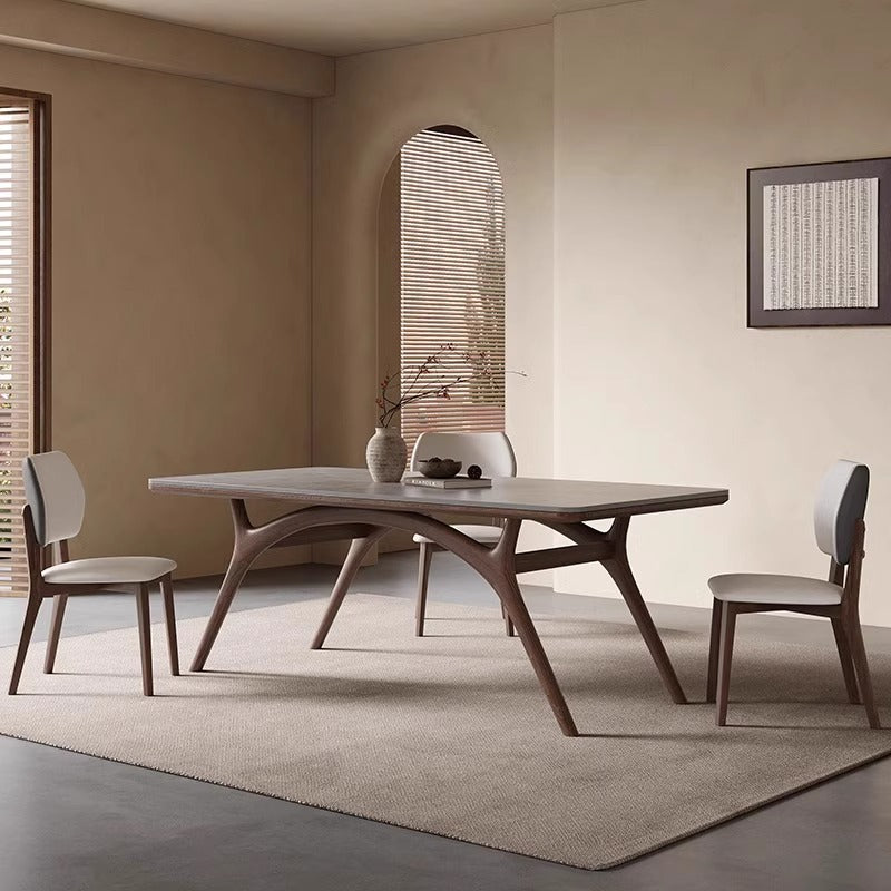 SLATE dining table and chair combination