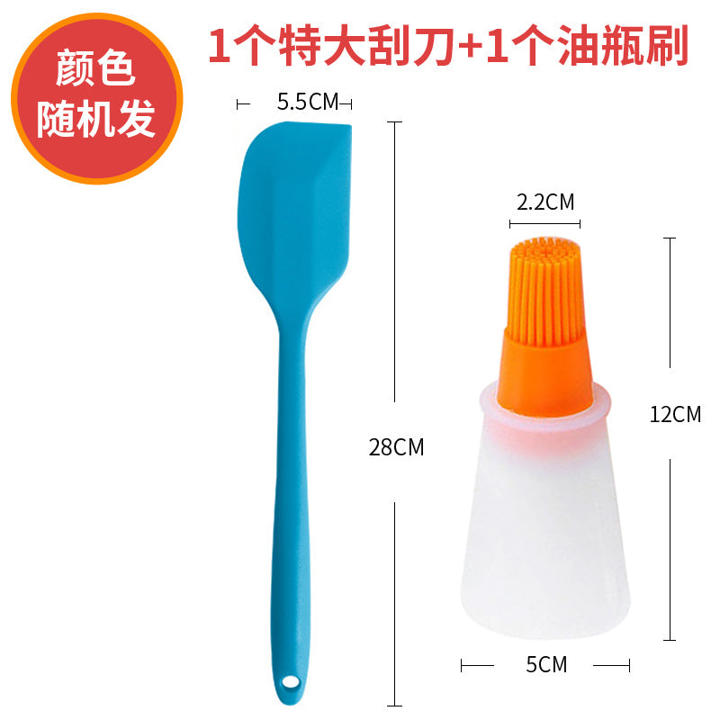 Silicone integrated oil brush
