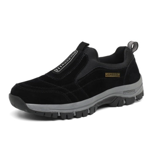 New TRONG CAVALRY New Men's Casual Shoes Outdoor Sports Shoes for the Elderly Suede Foot Rubber Sole