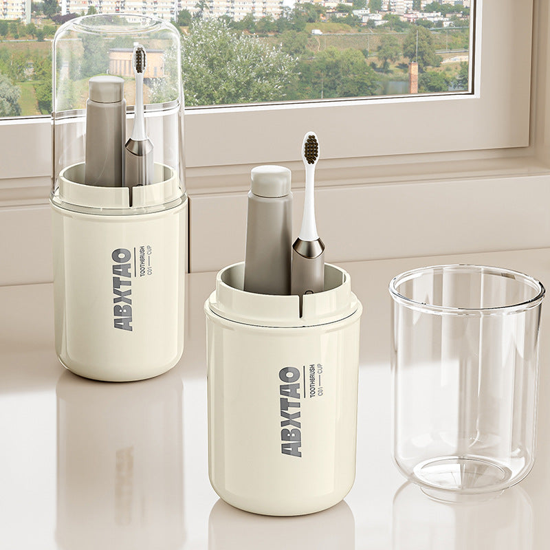 Travel toiletry cup toothbrush storage box portable toothbrush toothpaste toothbrush cup set tooth bucket travel goods artifact
