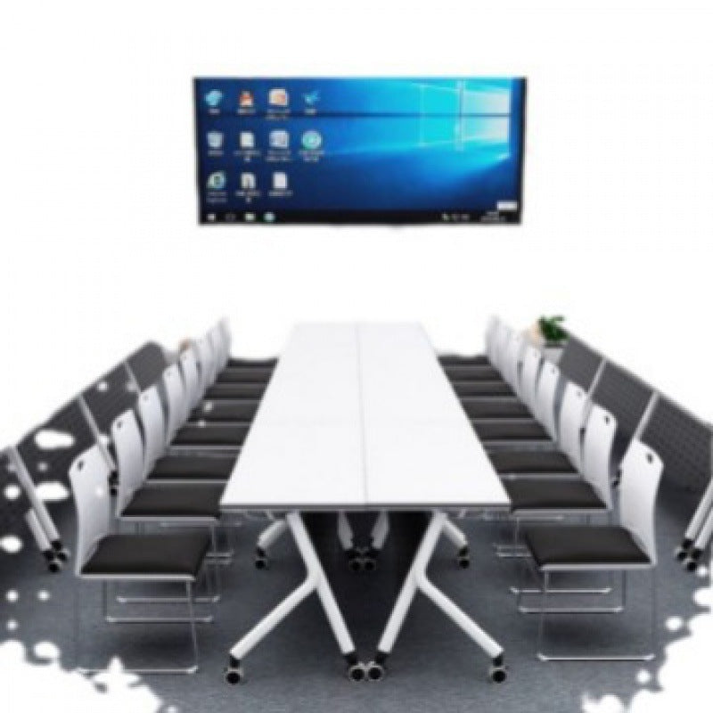 Folding Training Table, Desk Desk, Conference Table, Wheeled Mobile Splicing, Educational Institution, Training Room, Meeting table