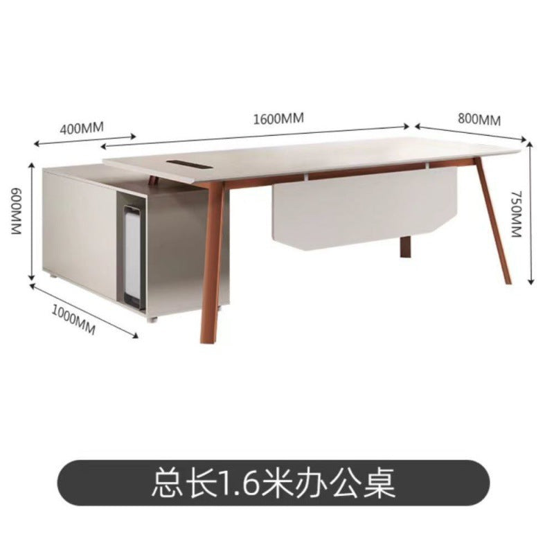 N8 Desk Simple Modern Manager Office Furniture Desk Single Computer Desk Boss Desk Chair Supervisor
