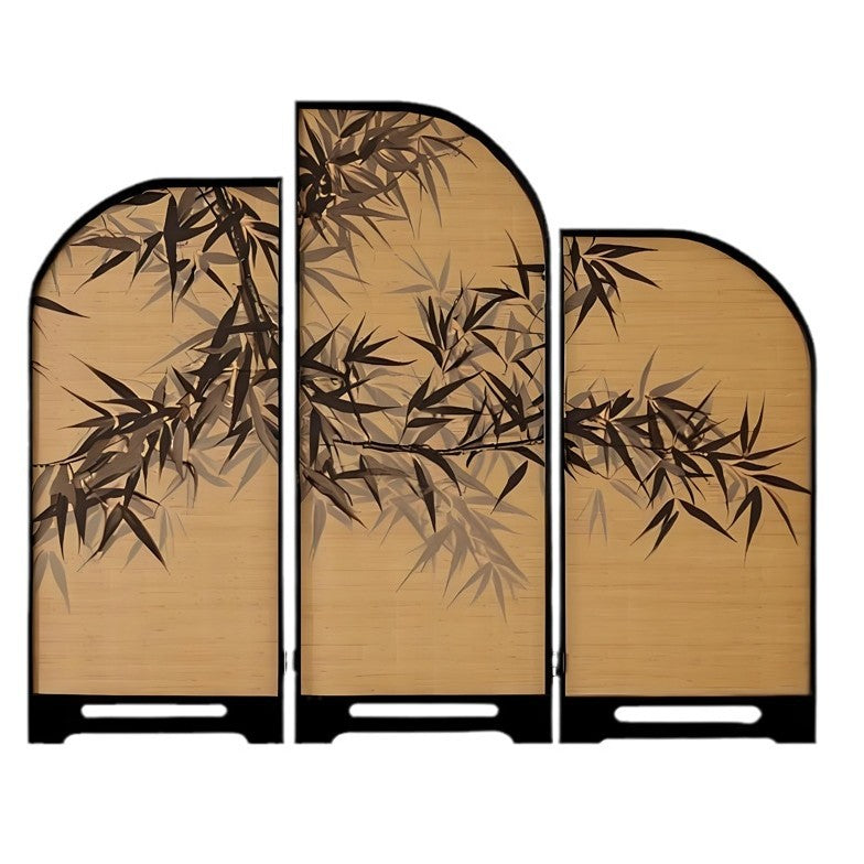 New Chinese screen table ornament "Ink Bamboo" medieval style entrance home ornament tea table table decoration painting