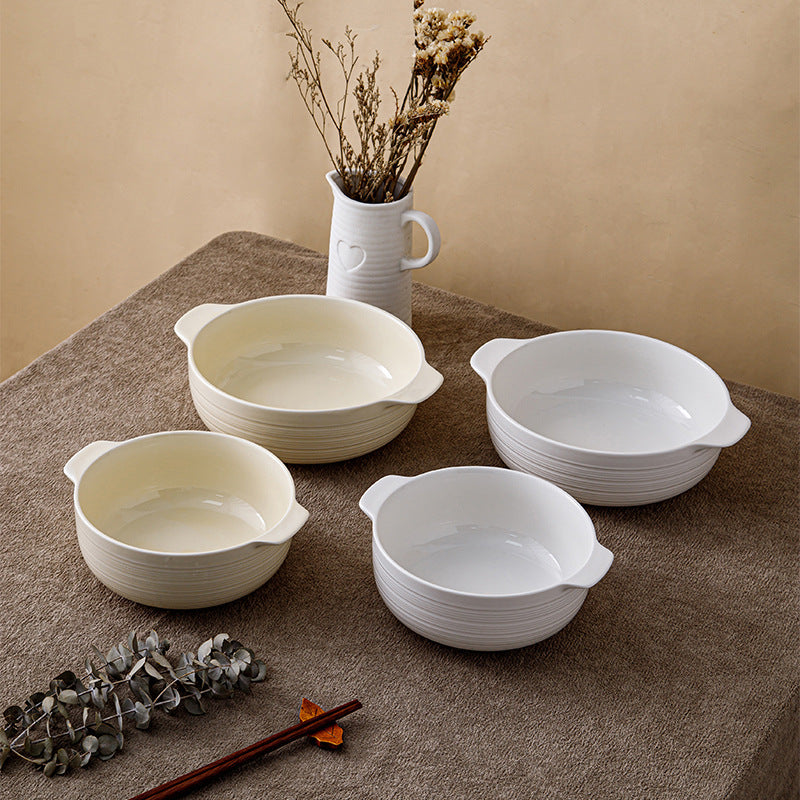 Japanese ceramic amphora soup bowl for home restaurant, new high-value large-capacity soup basin, ceramic bowl, amphora soup bowl