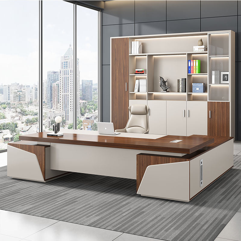 Boss Desk, Office Desk, Chair Combination, Fashion, President's Desk, Executive Desk, Atmospheric Executive Table, Boss Desk, Office Furniture