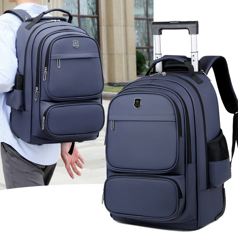Backpack, multifunctional carry-on duffel bag, trolley bag, 20 inch oxford cloth business computer backpack, suitcase
