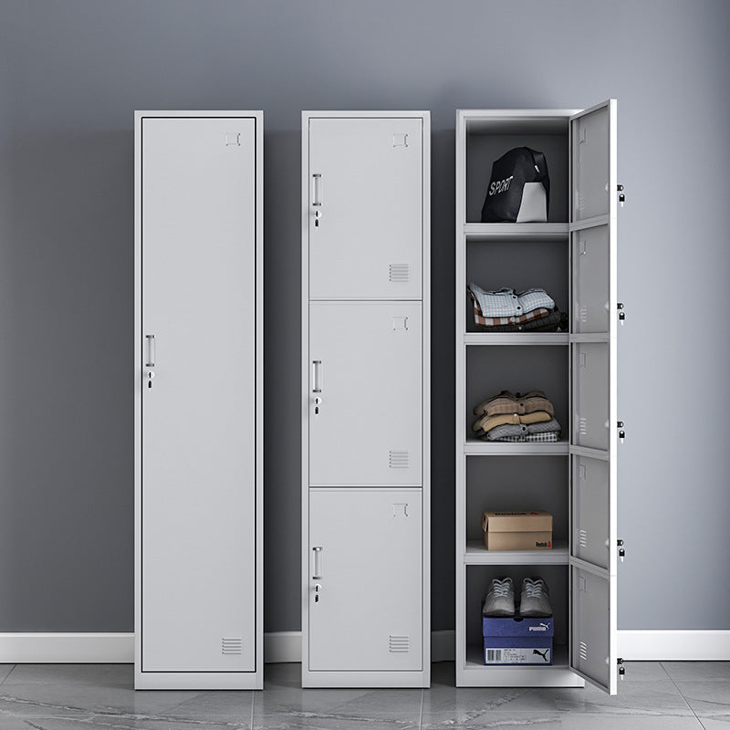 Three arrows single-door locker office filing cabinet 1.8 meters iron cabinet staff locker household storage shoe cabinet