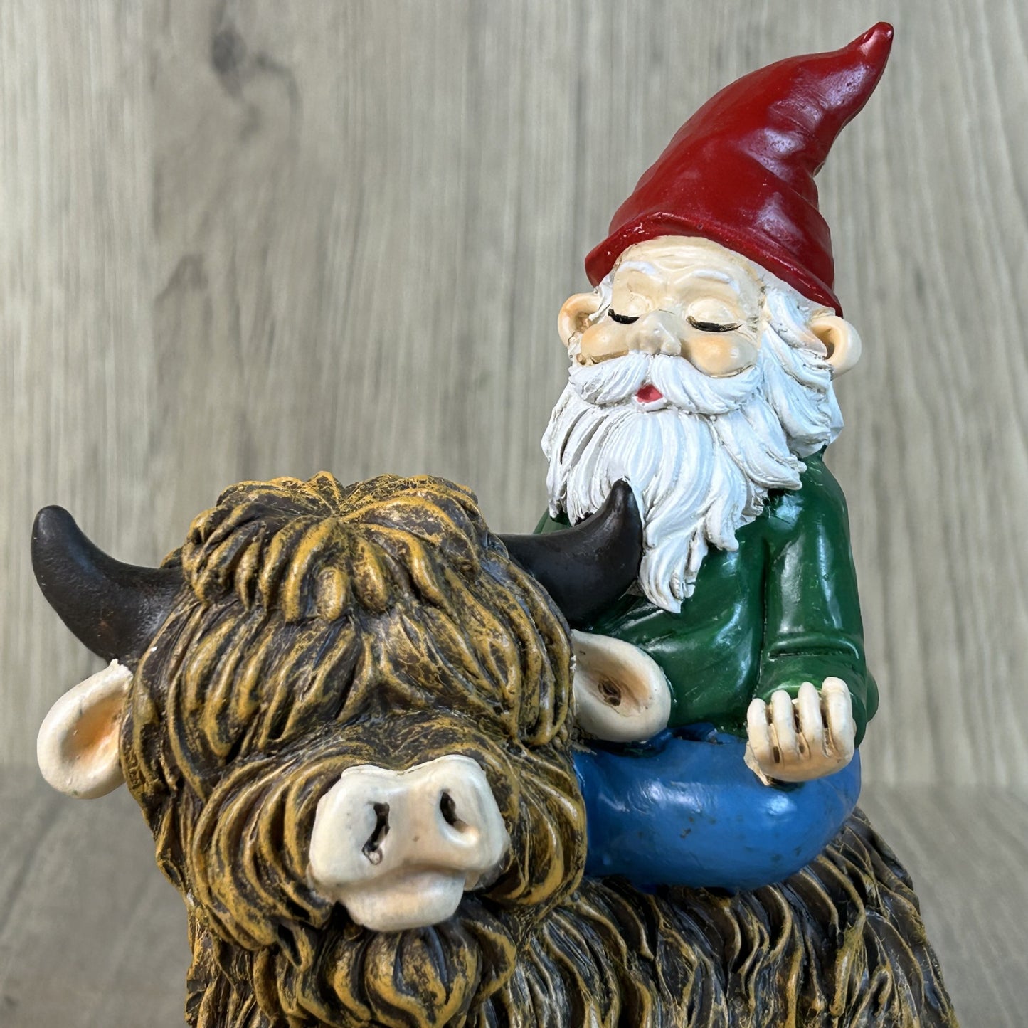 Cross-border bull riding dwarf ornaments decorations design home courtyard outdoor ornaments creative whitebeard garden new style