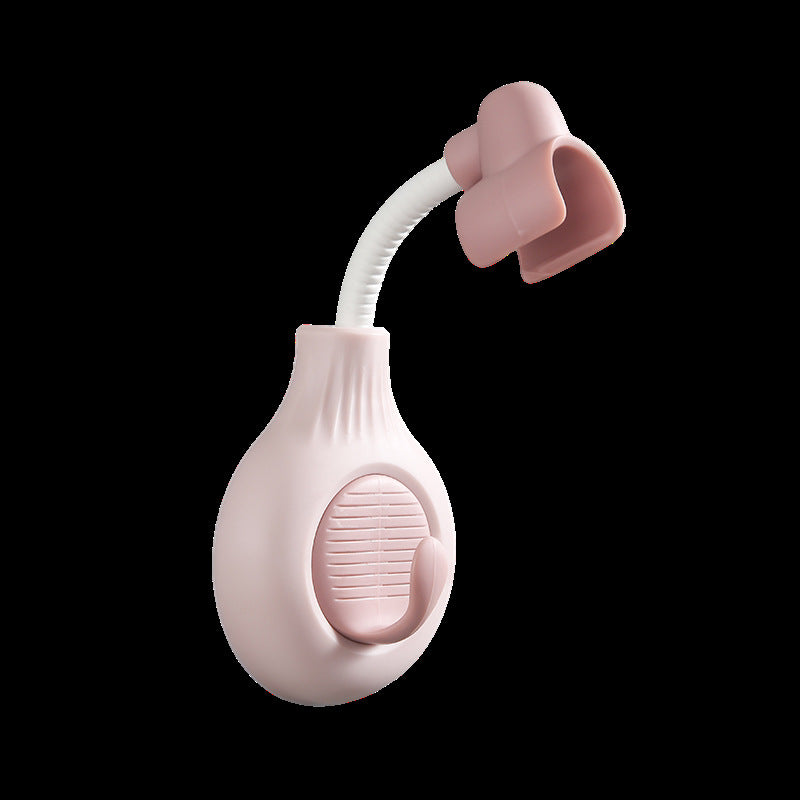 Shower bracket free punch nozzle hanging seat fixed artifact can be adjusted universally, lotus pod bathroom flower drying shower base