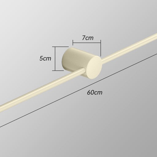 All copper cream wind white bathroom minimalist towel bar non-punch toilet single bar bath towel rack light luxury towel rack