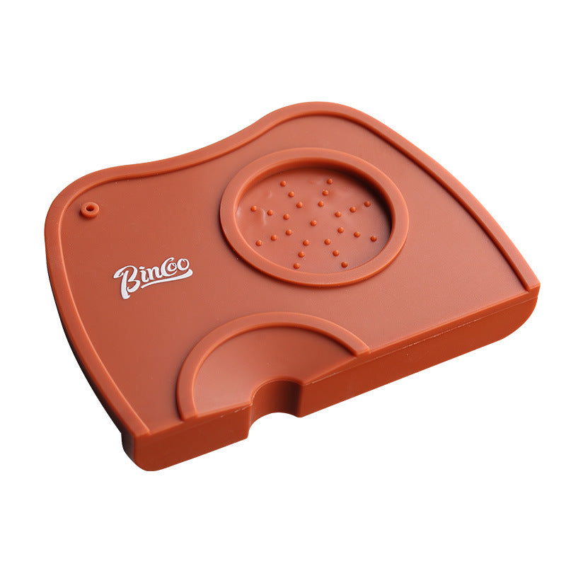 Bincoo coffee powder pad bar coffee machine non-slip silicone pad Italian coffee handle powder hammer cloth powder appliance