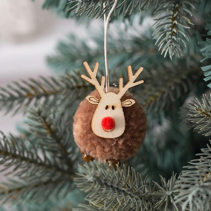 Internet celebrity christmas tree bell pendant new year hanging bell christmas decoration doorbell hanging christmas car hanging wind chime gifts