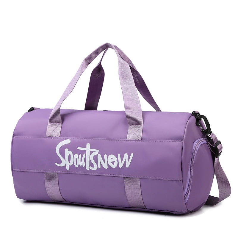 Wet & Dry Separation Gym Bag Men's Excursion Bag Swimming Bag Independent Shoe Compartment Basketball Training Bag Women's Small Tote Bag
