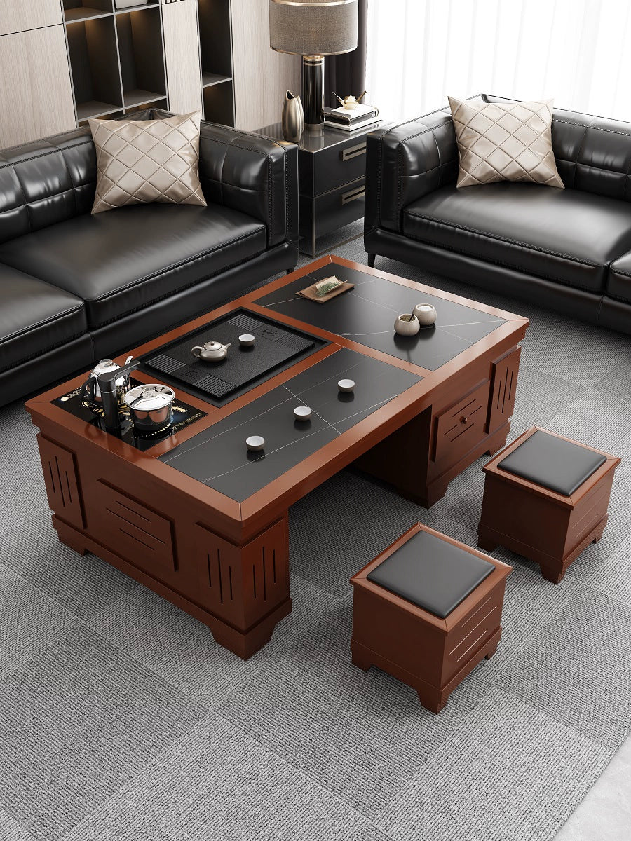 End table and chair tea set