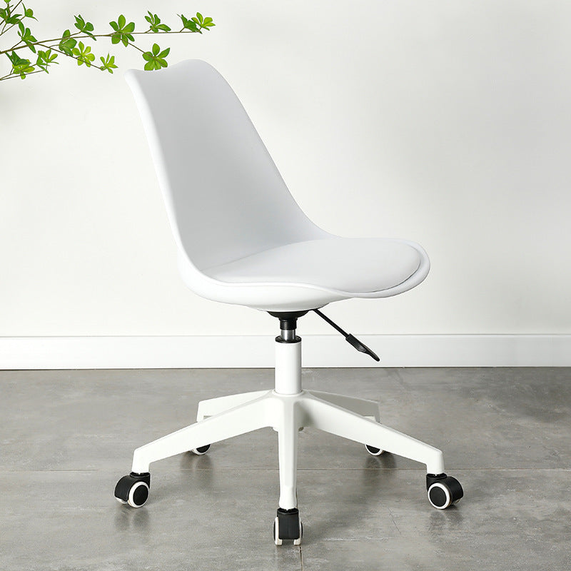 Computer chair, home bedroom, study swivel chair, student office, light luxury, small backrest, comfortable long-term sitting chair
