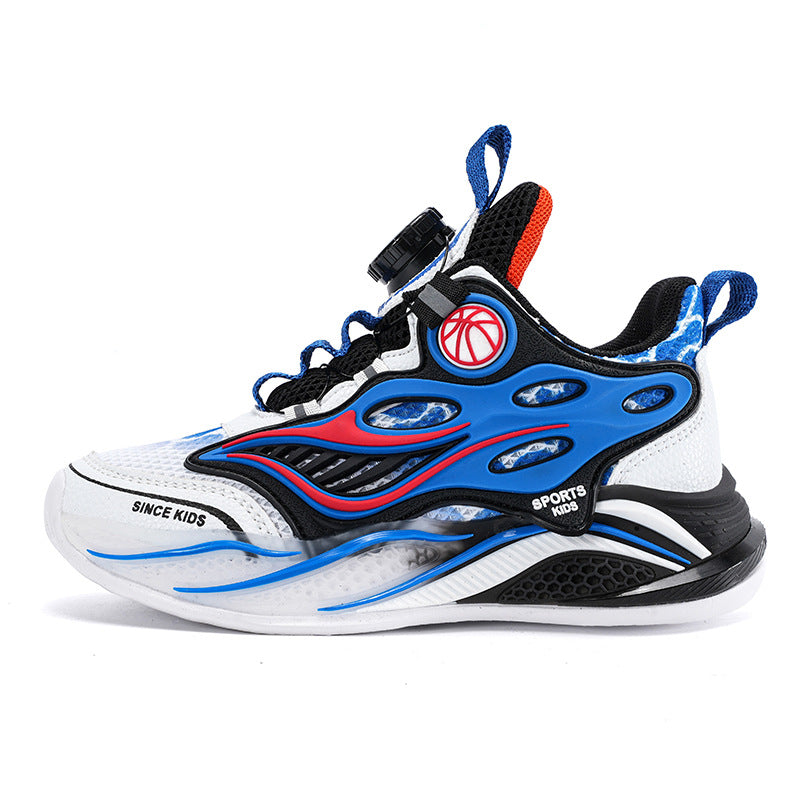 Carefully selected professional basketball shoes, boys' sneakers, spring and summer children's shoes, men's mesh breathable, medium and adult children running lightly