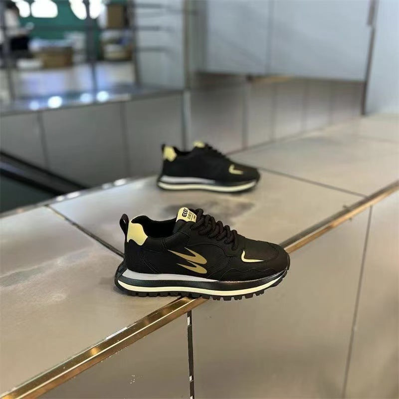 New Forrest Gump Men's Shoes Spring Trend Casual Little White Sneakers Men's Student Running Non-slip Platform Dad Shoes