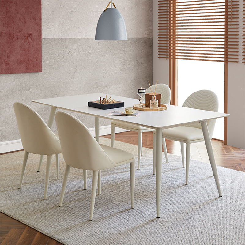 Small apartment rock plate dining table