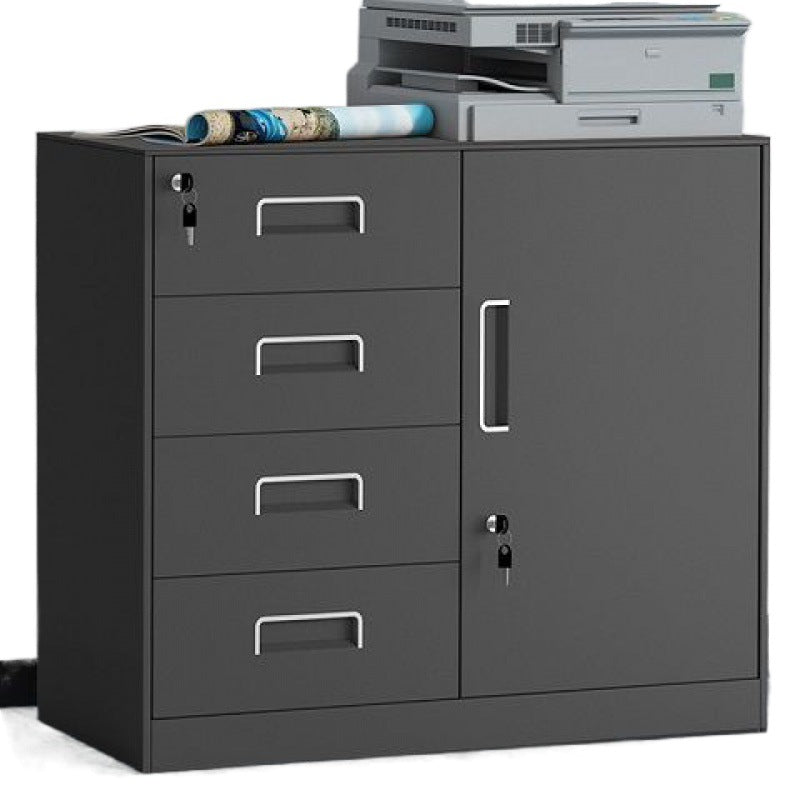 Office file cabinet, tin cabinet, low cabinet, storage cabinet, bedside table, small lock, movable cabinet, under table storage cabinet