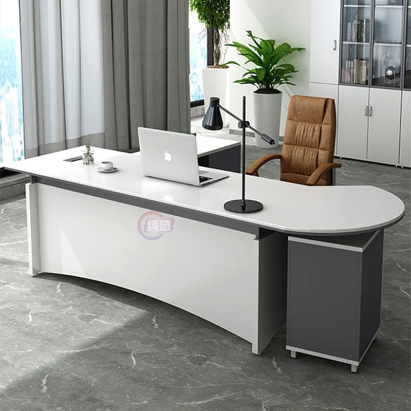 Boss desk chair combination manager supervisor simple modern office furniture executive desk executive desk computer desk