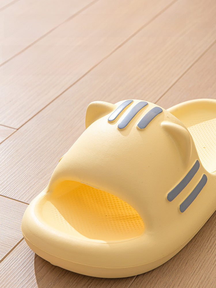 2023 New Cute Slippers Women's Summer Indoor Home Bathroom Bathing Non-slip Slippers Home Slippers Wear Inside and Out