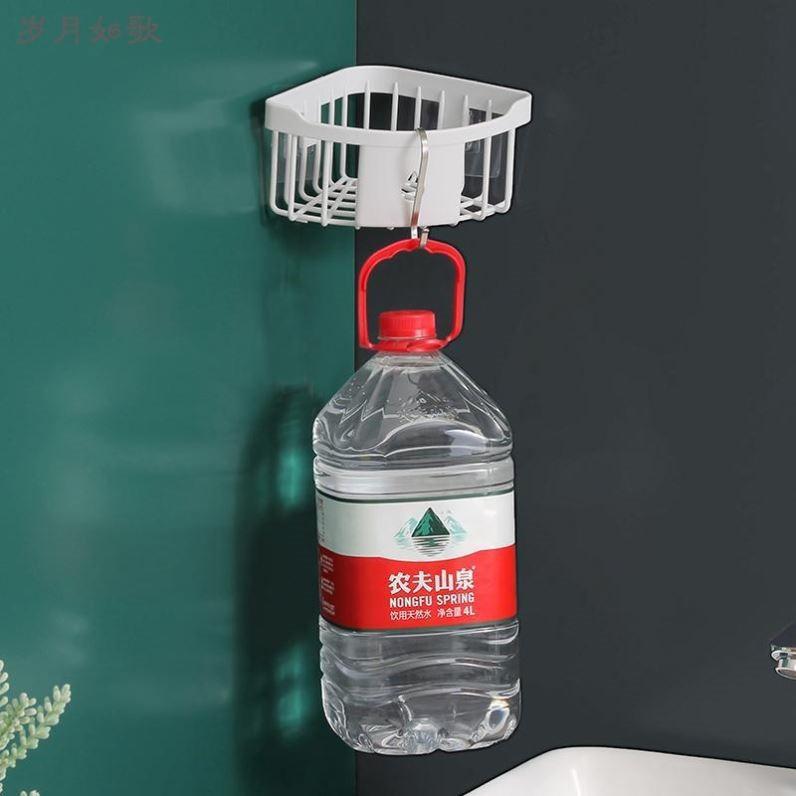 Bathroom rack small size kitchen toilet wall bathroom free punch triangular wall corner corner wall toilet
